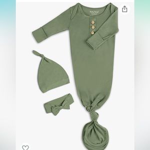 Newborn Baby Knotted Gown